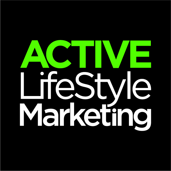 ACTIVE LifeStyle Marketing. logo