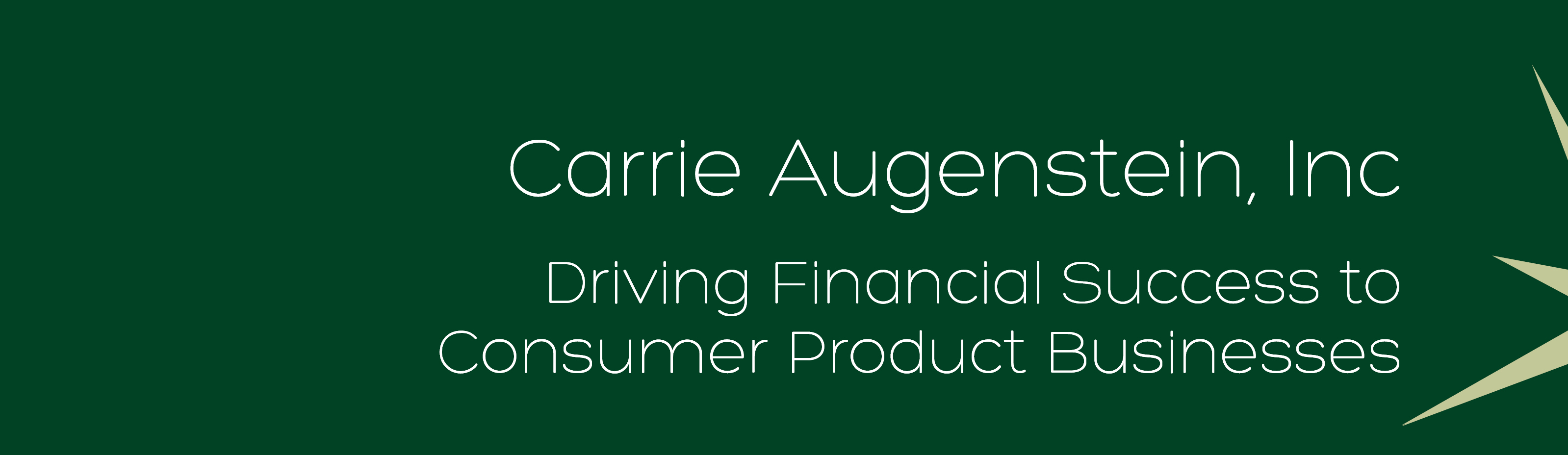 Carrie Augenstein profile background